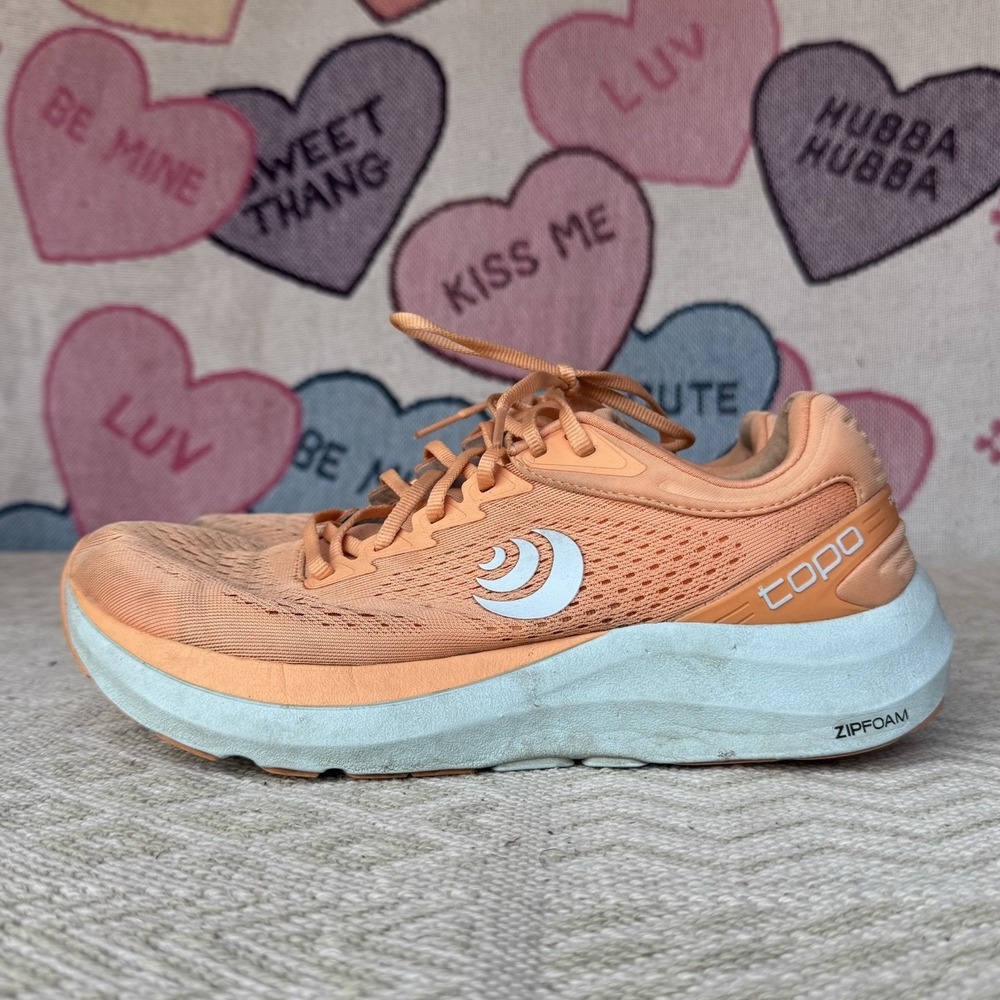 Size 8 - Women's Topo Athletic Phantom 3‎ Orange/Sky